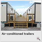 Air-conditioned trailers