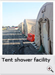 Tent shower facility